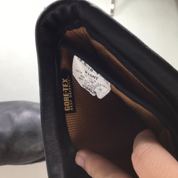 Belleville Military Leather Combat Boots Black 10W - Picture 10 of 14